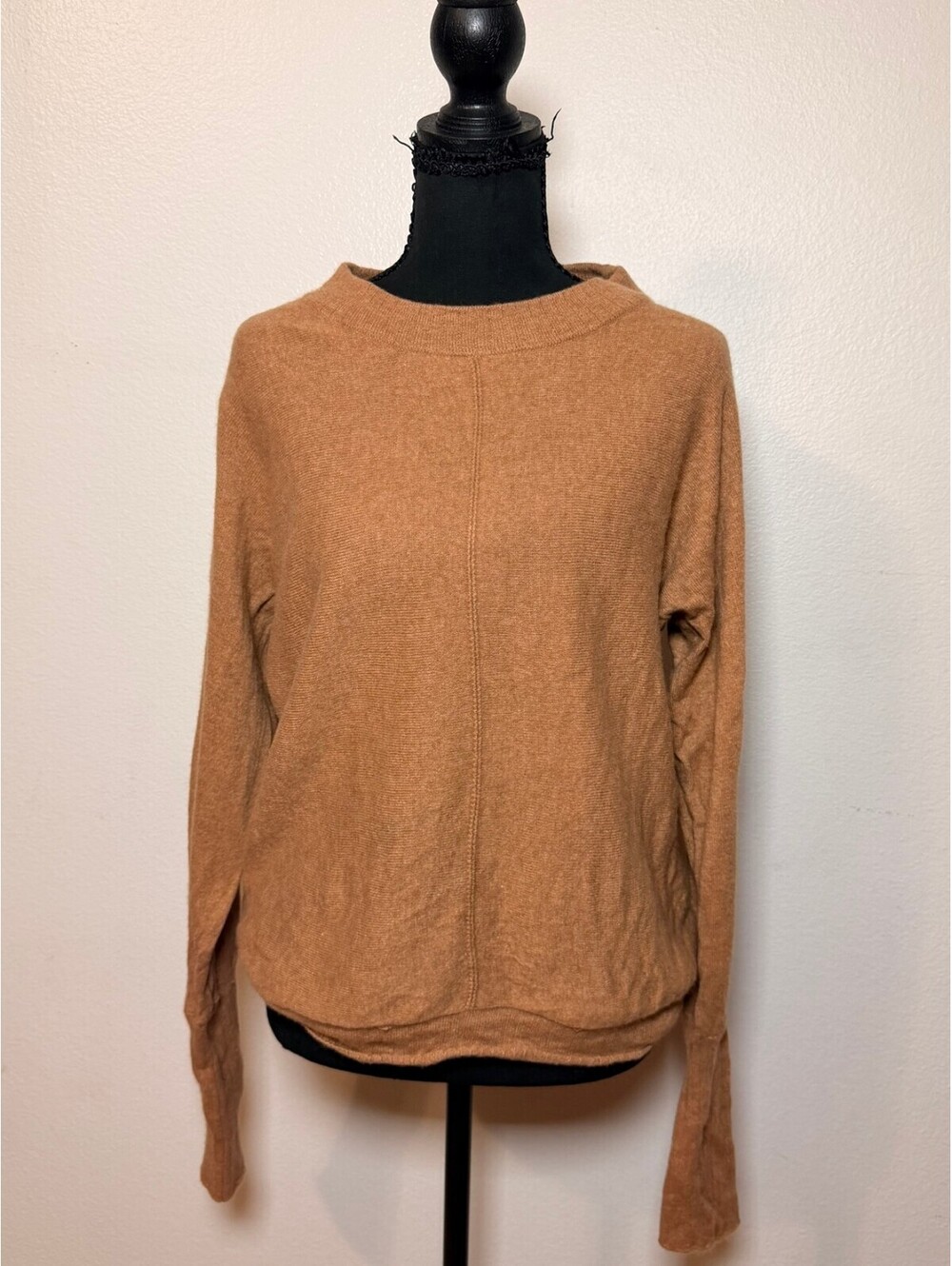 Joie 100% Cashmere Camel Crewneck Sweater M Fall